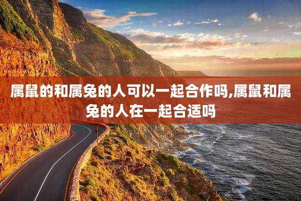 属鼠的和属兔的人可以一起合作吗,属鼠和属兔的人在一起合适吗