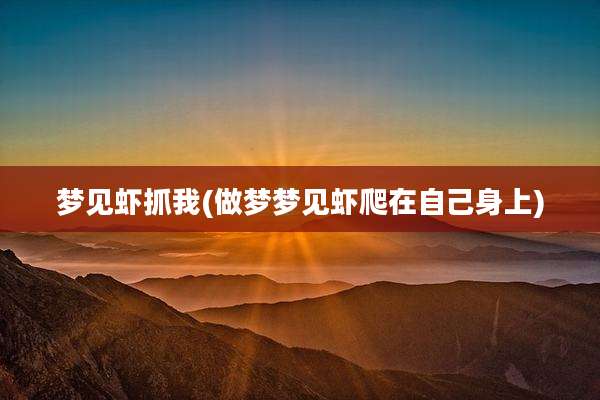 梦见虾抓我(做梦梦见虾爬在自己身上)