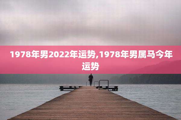 1978年男2022年运势,1978年男属马今年运势