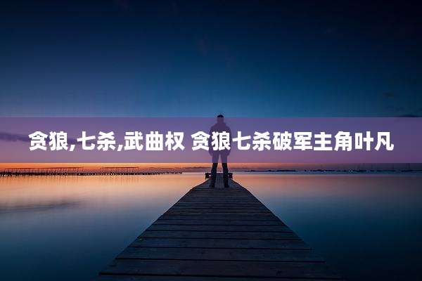 贪狼,七杀,武曲权 贪狼七杀破军主角叶凡