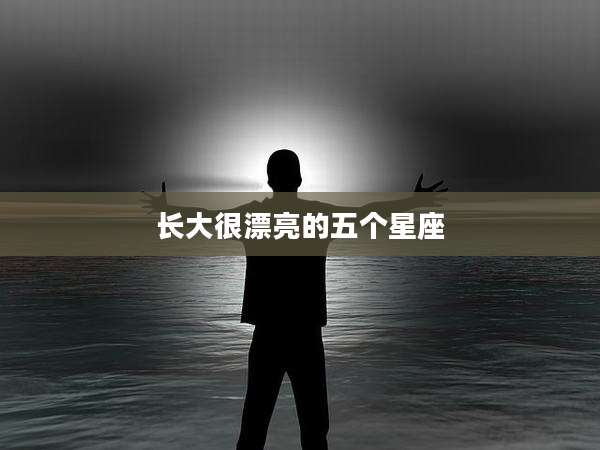 长大很漂亮的五个星座