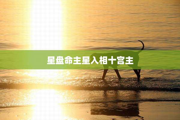 星盘命主星入相十宫主