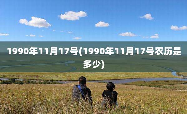 1990年11月17号(1990年11月17号农历是多少)