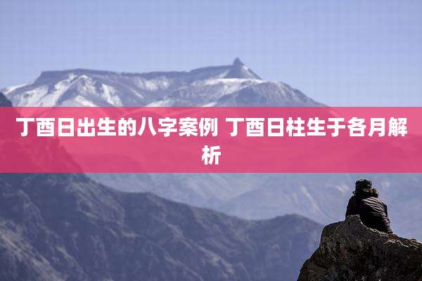 丁酉日出生的八字案例 丁酉日柱生于各月解析