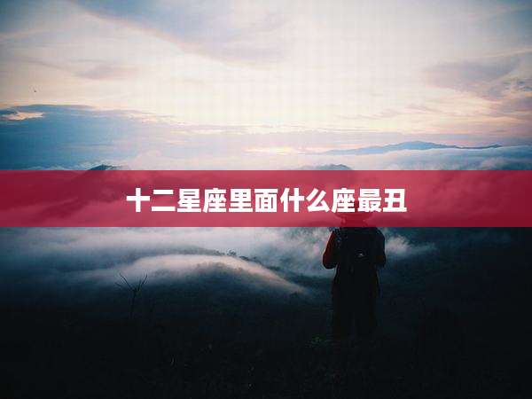 十二星座里面什么座最丑