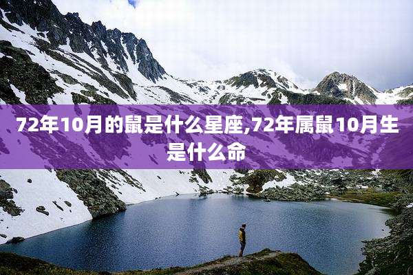 72年10月的鼠是什么星座,72年属鼠10月生是什么命