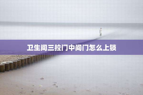 卫生间三拉门中间门怎么上锁