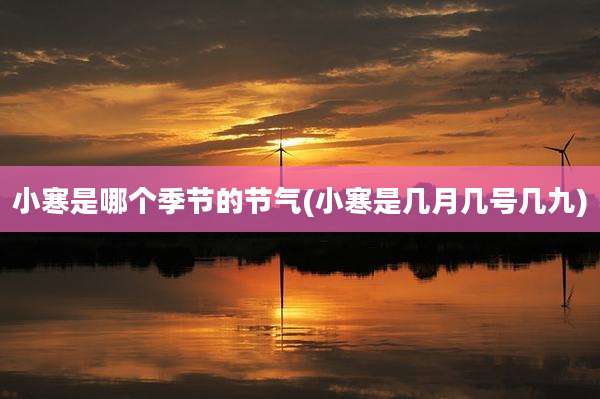 小寒是哪个季节的节气(小寒是几月几号几九)