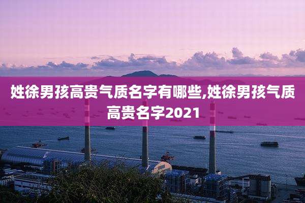 姓徐男孩高贵气质名字有哪些,姓徐男孩气质高贵名字2021