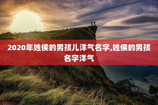 2020年姓侯的男孩儿洋气名字,姓侯的男孩名字洋气