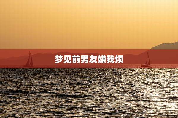梦见前男友嫌我烦
