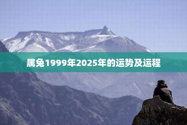 属兔1999年2025年的运势及运程