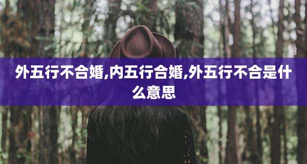 外五行不合婚,内五行合婚,外五行不合是什么意思