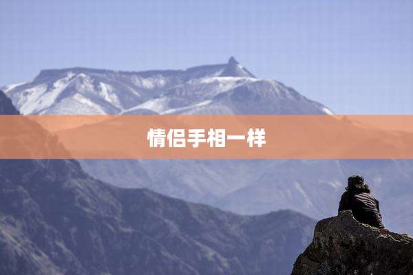 情侣手相一样