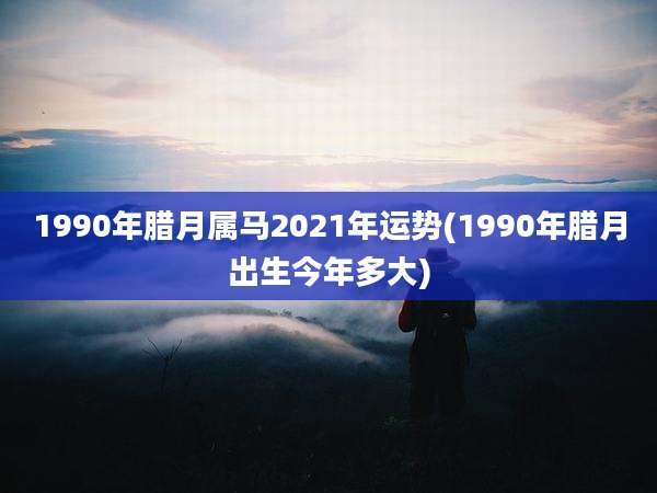 1990年腊月属马2021年运势(1990年腊月出生今年多大)