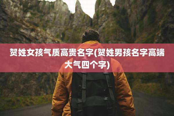 贺姓女孩气质高贵名字(贺姓男孩名字高端大气四个字)