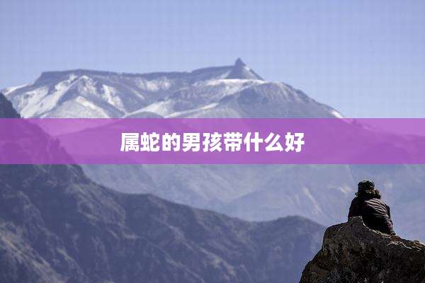 属蛇的男孩带什么好