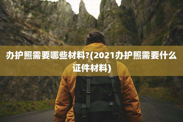 办护照需要哪些材料?(2021办护照需要什么证件材料)