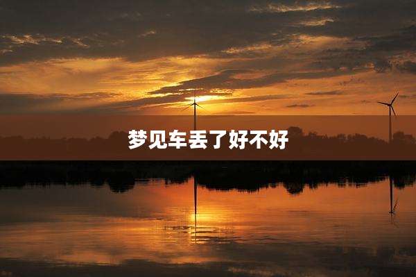 梦见车丢了好不好