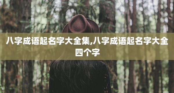 八字成语起名字大全集,八字成语起名字大全四个字