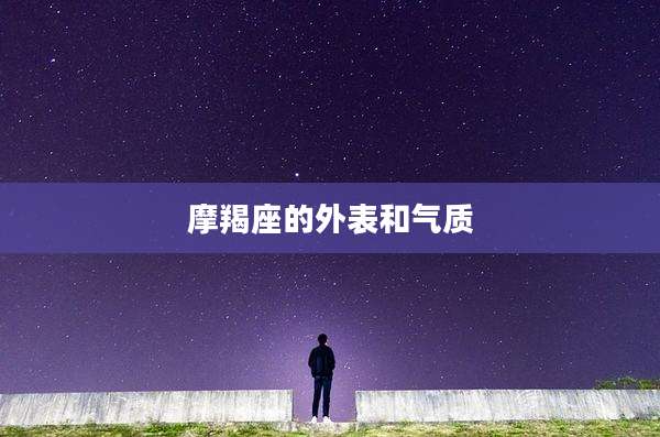摩羯座的外表和气质