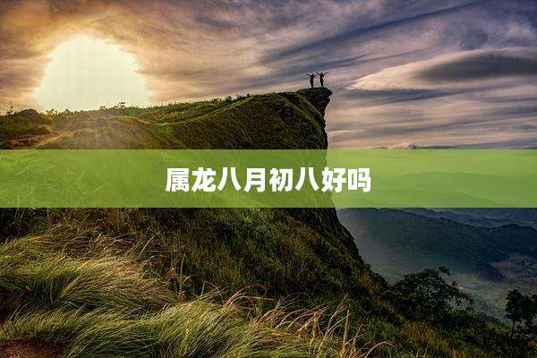 属龙八月初八好吗