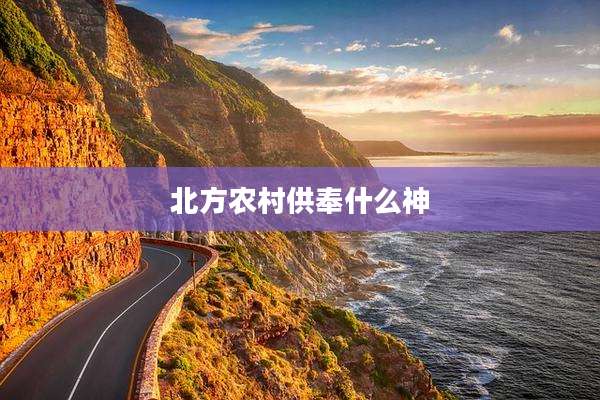 北方农村供奉什么神