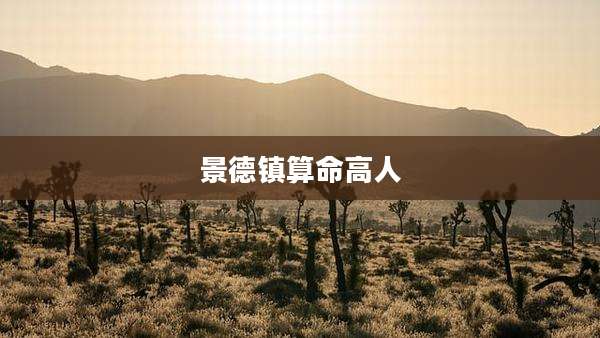 景德镇算命高人