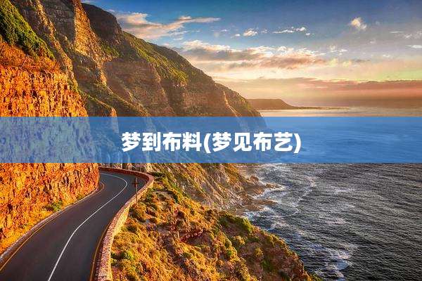 梦到布料(梦见布艺)