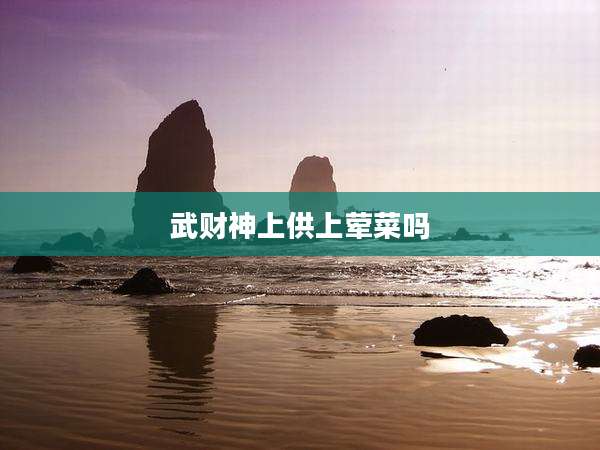 武财神上供上荤菜吗