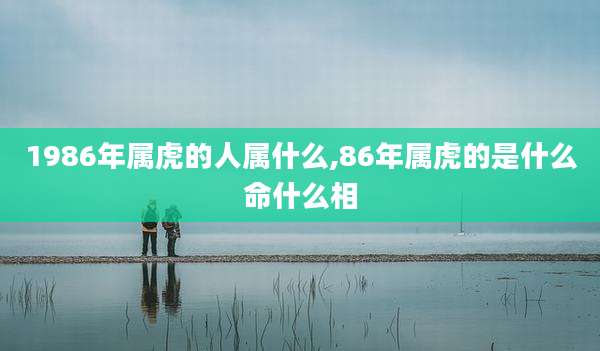 1986年属虎的人属什么,86年属虎的是什么命什么相