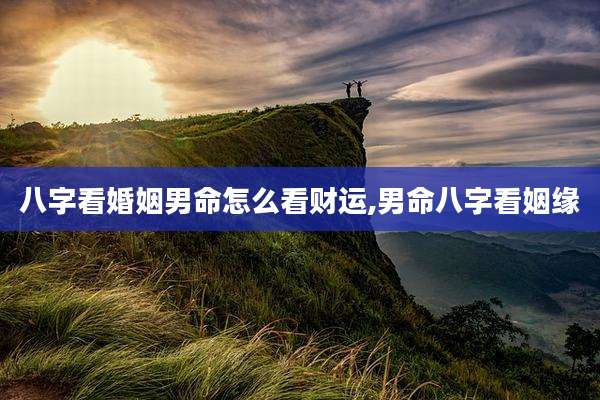 八字看婚姻男命怎么看财运,男命八字看姻缘