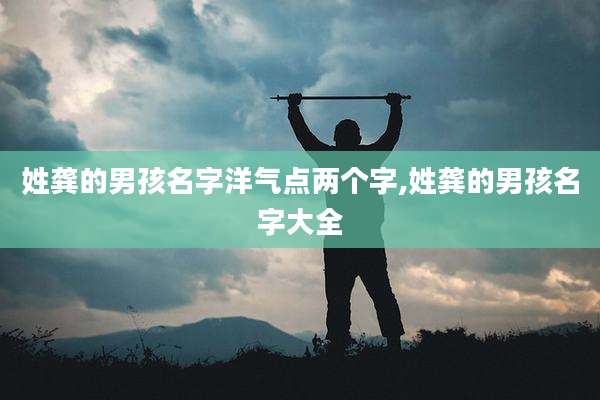 姓龚的男孩名字洋气点两个字,姓龚的男孩名字大全