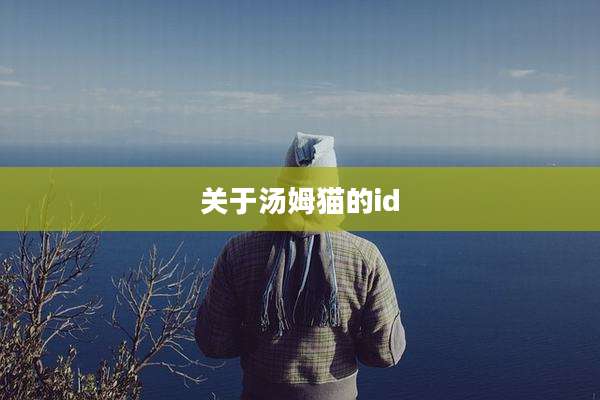 关于汤姆猫的id