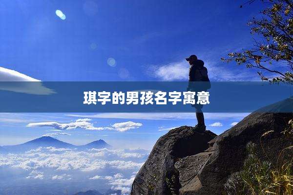 琪字的男孩名字寓意