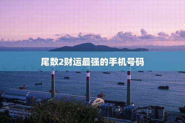 尾数2财运最强的手机号码