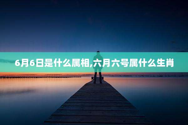 6月6日是什么属相,六月六号属什么生肖