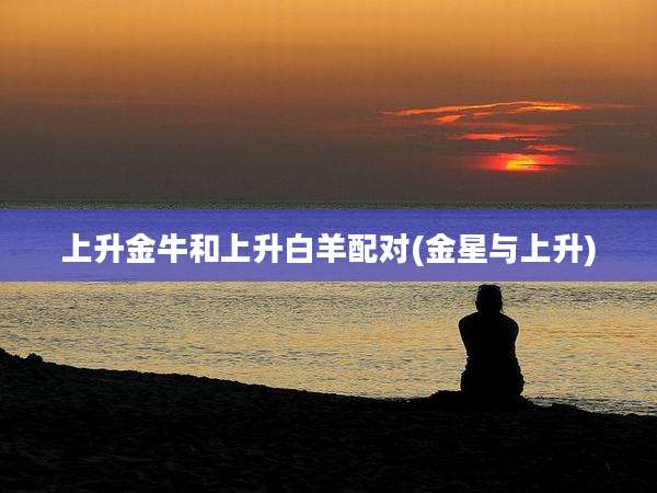 上升金牛和上升白羊配对(金星与上升)