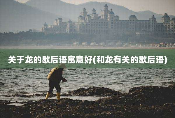 关于龙的歇后语寓意好(和龙有关的歇后语)