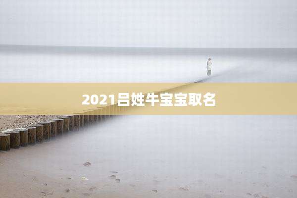 2021吕姓牛宝宝取名