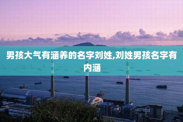 男孩大气有涵养的名字刘姓,刘姓男孩名字有内涵