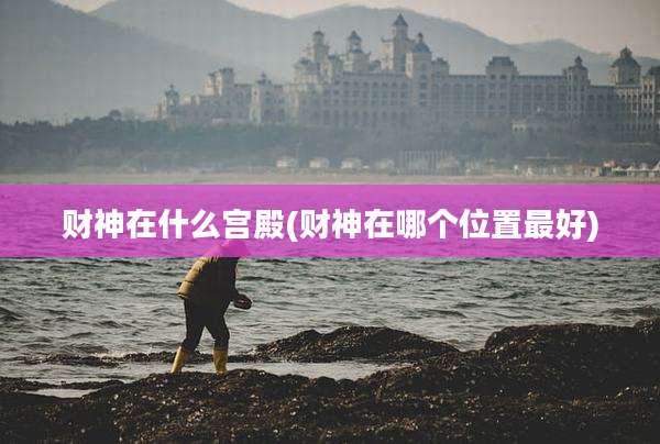 财神在什么宫殿(财神在哪个位置最好)