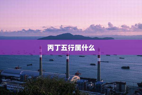 丙丁五行属什么