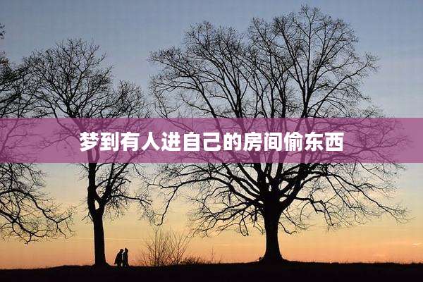 梦到有人进自己的房间偷东西