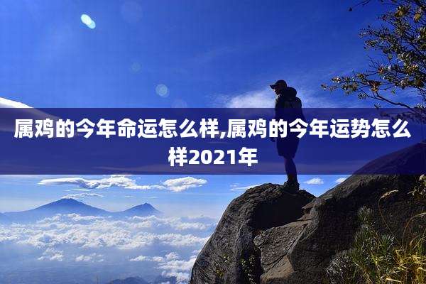 属鸡的今年命运怎么样,属鸡的今年运势怎么样2021年