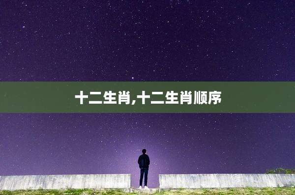 十二生肖,十二生肖顺序