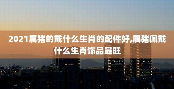 2021属猪的戴什么生肖的配件好,属猪佩戴什么生肖饰品最旺