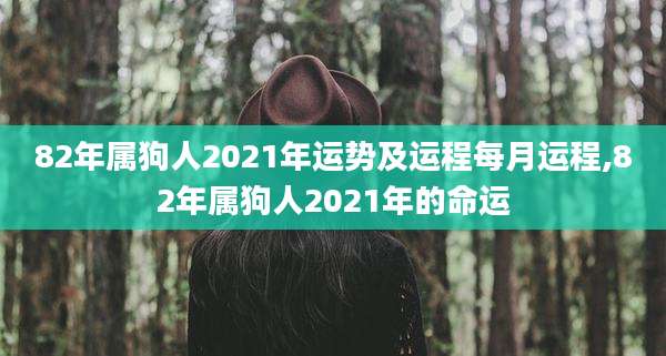 82年属狗人2021年运势及运程每月运程,82年属狗人2021年的命运