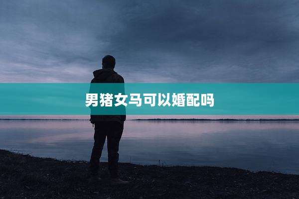 男猪女马可以婚配吗