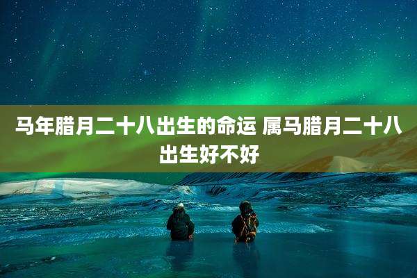 马年腊月二十八出生的命运 属马腊月二十八出生好不好